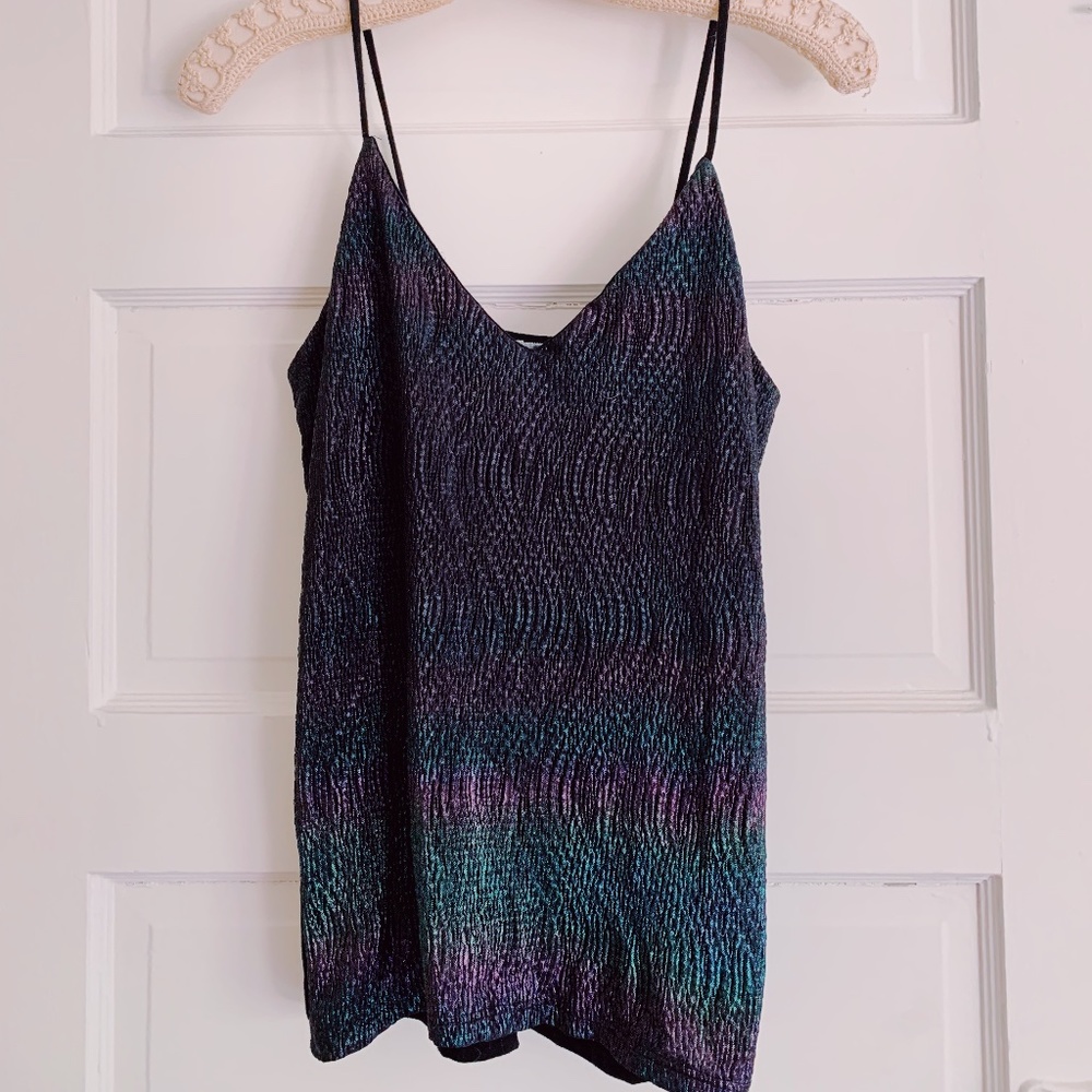 Mermaid Shimmer Tank Top
